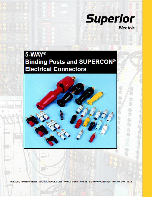 5Way Binding Posts & SUPERCON Electrical Connectors Catalog Download